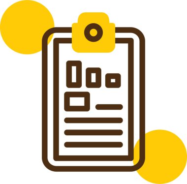 Belge simgesinin vektör illüstrasyonu