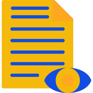 belge simgesi vektör illüstrasyonu