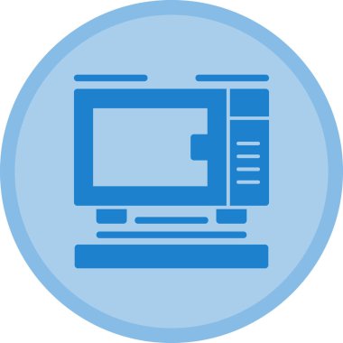 Bilgisayar. Web simgesi basit tasarım