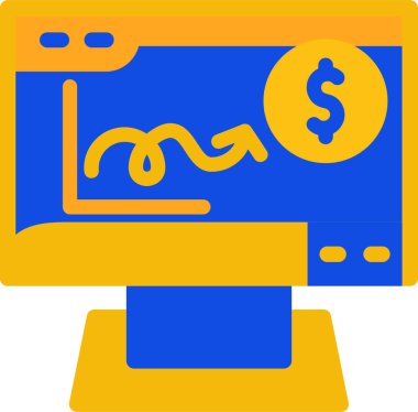 ticari finans vektör simgesi