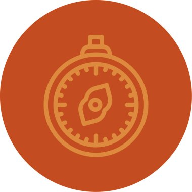 Pusulanın vektör illüstrasyonu