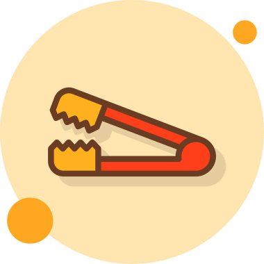 Bir kürek simgesinin vektör çizimi