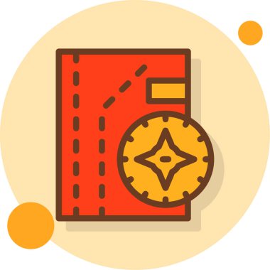 Saat web simgesi, vektör illüstrasyonu