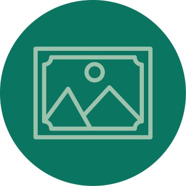 Güzel Kamera vektör satırı simgesi