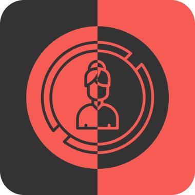 İnsan simgesinin vektör illüstrasyonu