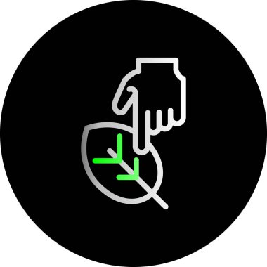 vektör ekoloji ikonu illüstrasyonu