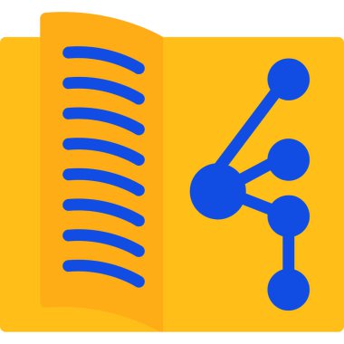 veri analizi renk çizgisi simgesi, bilgisayar veri konsepti, beyaz arkaplanda ana çizgi işareti, mobil konsept için ana hatlı veri analiz simgesi ve