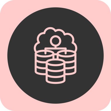 seo modern simgesinin vektör illüstrasyonu