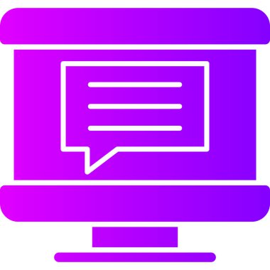 Dizüstü bilgisayar simgesi vektör çizimi