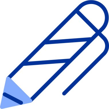 Kalem. Web simgesi basit illüstrasyon