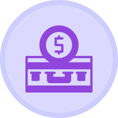 Dolar. Web simgesi basit illüstrasyon