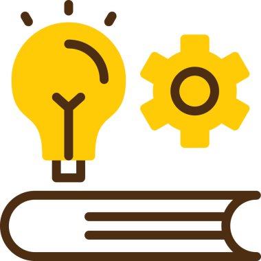 Bir fikrim var. Web simgesi basit illüstrasyon