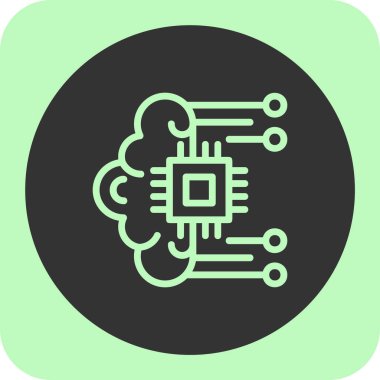 Devre kartı simgesi, teknoloji konsepti