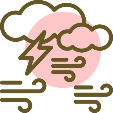 Bulut. Web simgesi basit illüstrasyon