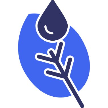 damla simgesi, vektör illüstrasyonu