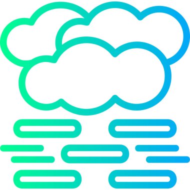 Bulut. Web simgesi basit tasarım