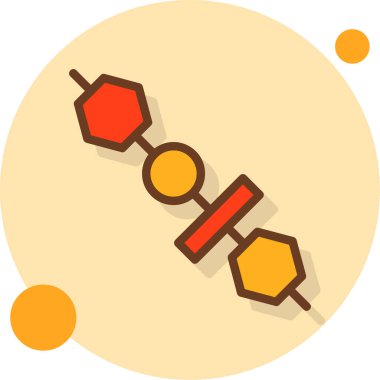 - Şeker. Web simgesi basit illüstrasyon