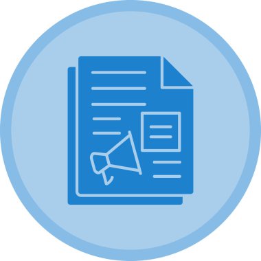 Belge. Web simgesi basit illüstrasyon