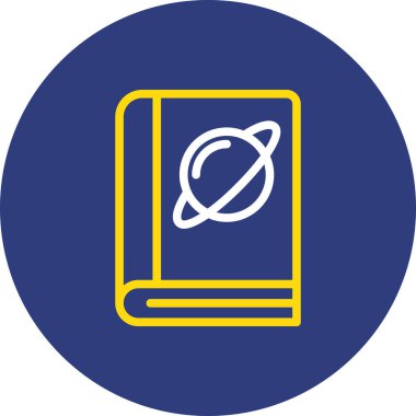 Kitap simgesinin vektör illüstrasyonu