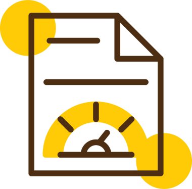 Belgenin vektör illüstrasyonu