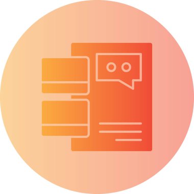 Modern simgenin vektör illüstrasyonu