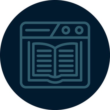 kitap simgesi vektör illüstrasyon tasarımı