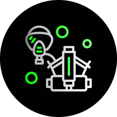 Projeniz için vektör gazı simgesi