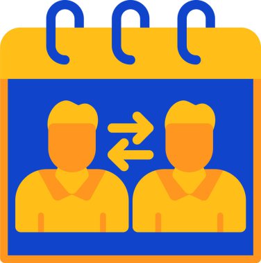 iş yönetimi simgesi, vektör illüstrasyonu