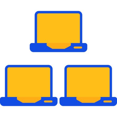 Bilgisayar. Web simgesi basit tasarım