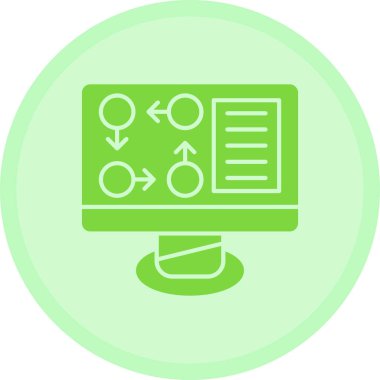 Ağ simgesi. Basit simge