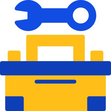 kutu kargo simgesi düz stil