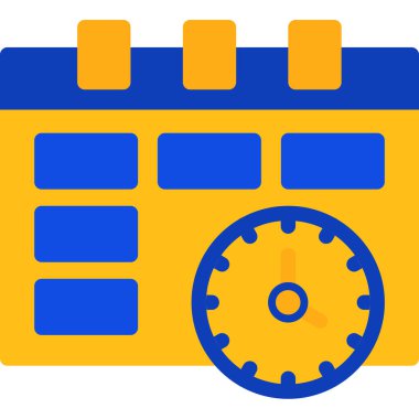 Takvim simgesi, vektör çizimi