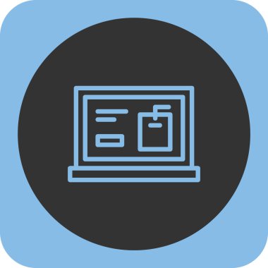 seo modern simgesinin vektör illüstrasyonu