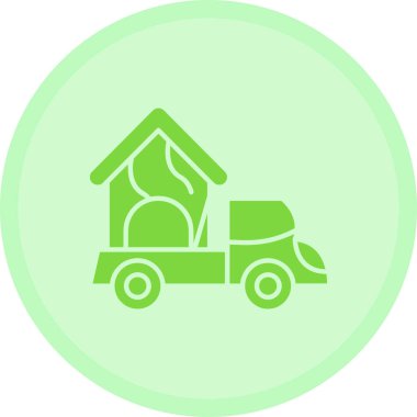 Bir çiftlik simgesinin vektör illüstrasyonu