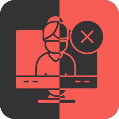 Kasklı bir adamın vektör çizimi