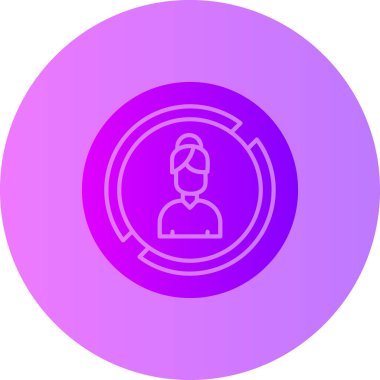 Modern bir simgenin vektör illüstrasyonu