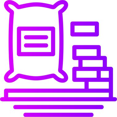 Kedi. Web simgesi basit illüstrasyon