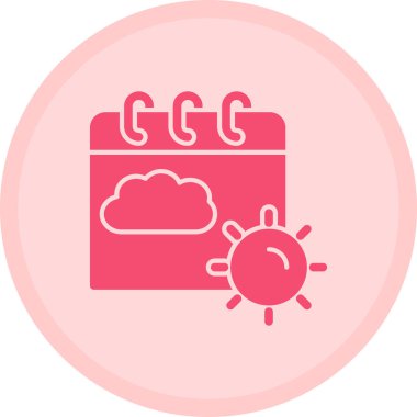 Bulut simgesi vektör illüstrasyonu