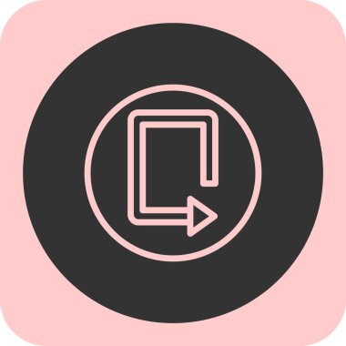 ok simgesinin vektör illüstrasyonu