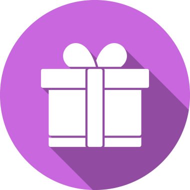 Hediye. Web simgesi basit illüstrasyon