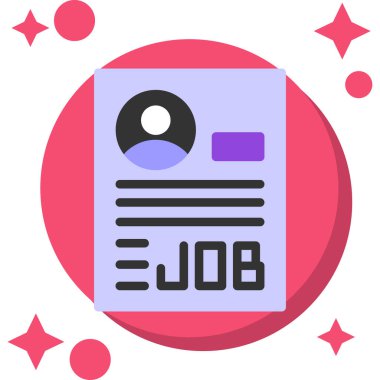 Modern bir iş simgesinin vektör illüstrasyonu