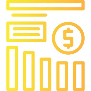 Para için. Web simgesi basit illüstrasyon