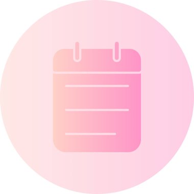 Takvim. Web simgesi basit illüstrasyon