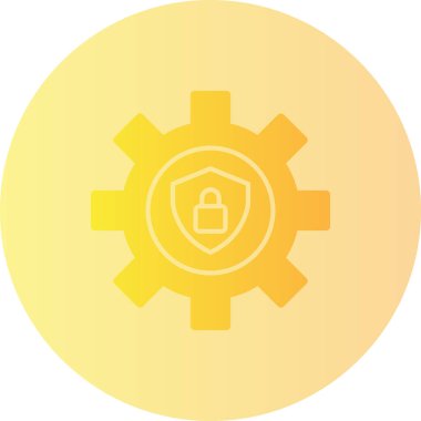 güvenlik simgesi vektör illüstrasyonu