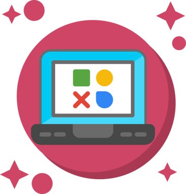 Web tasarım simgesi, vektör illüstrasyonu