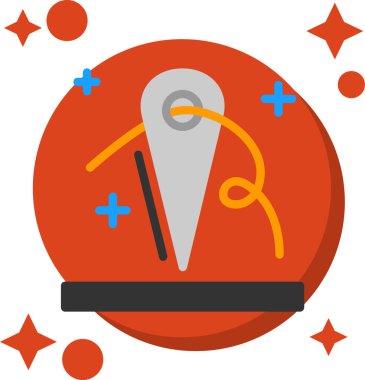 pusula düz vektör simgesi