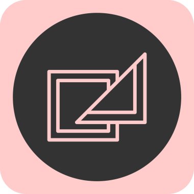 Bir tablet simgesinin vektör illüstrasyonu