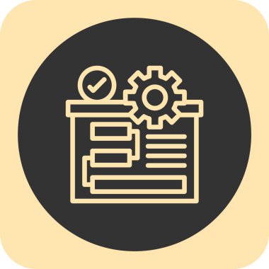 Vektör ayarı Simge illüstrasyonu