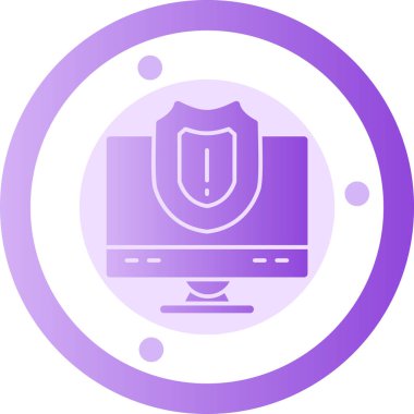 - Güvenlik. Web simgesi basit tasarım