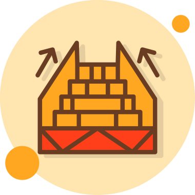 servis simgesi vektör illüstrasyonu